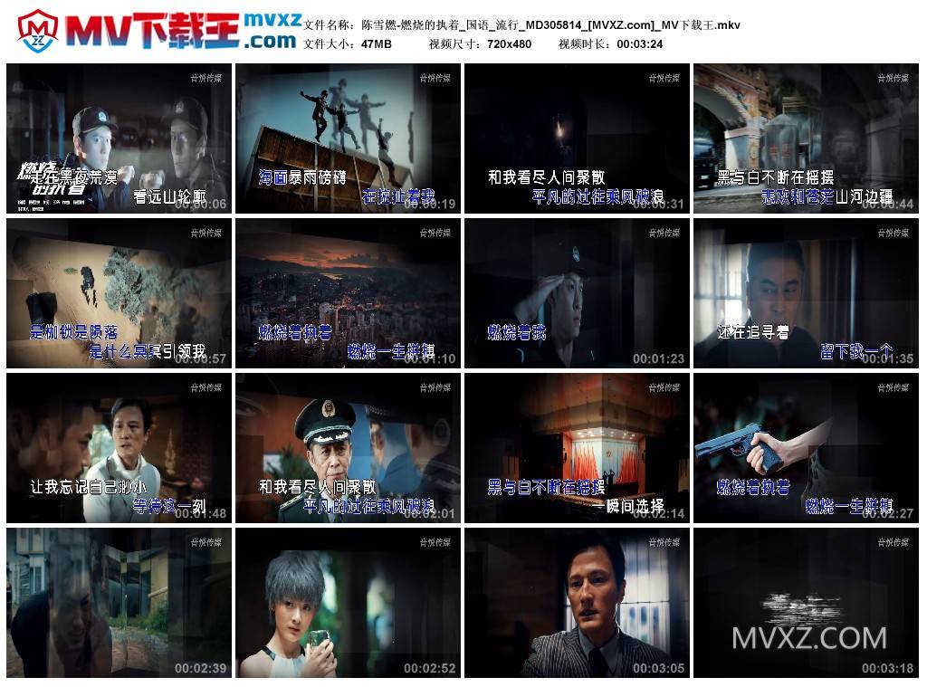 陈雪燃-燃烧的执着_国语_流行_MD305814